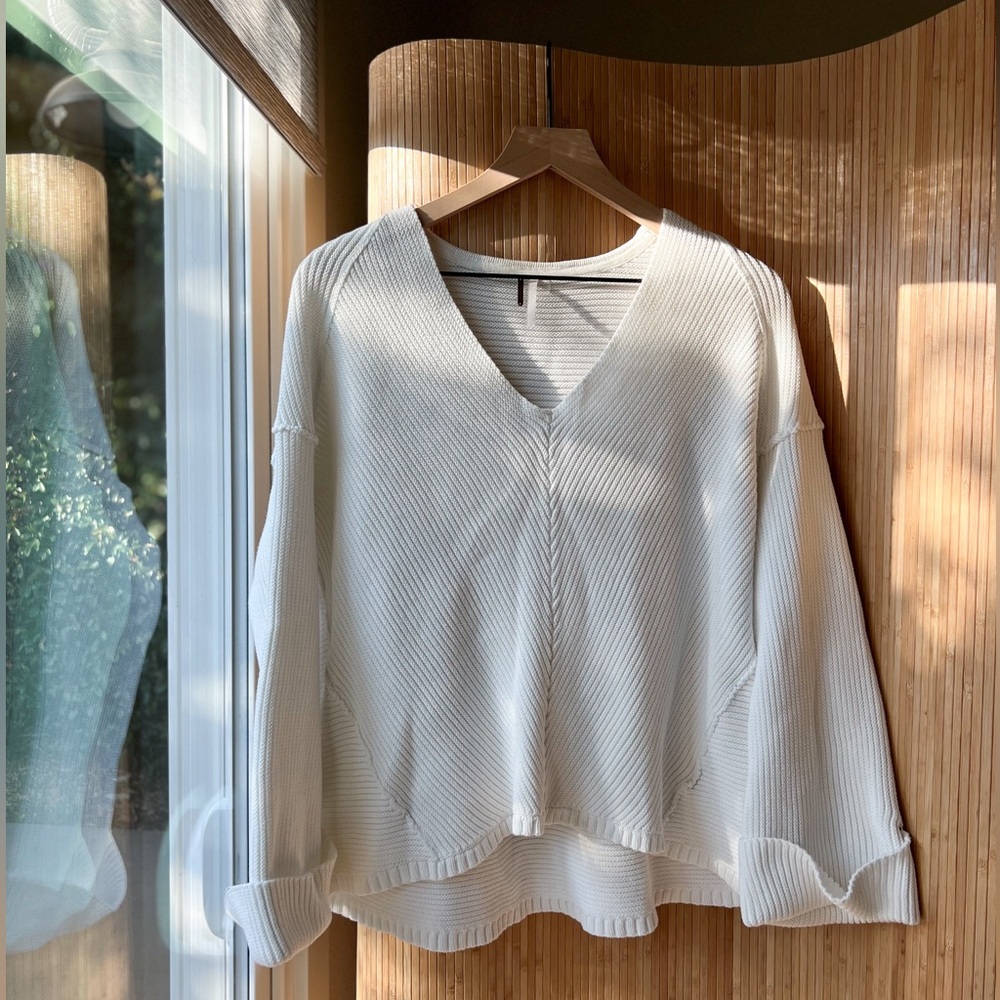 SOLD FREE PEOPLE La Brea Sweater in White